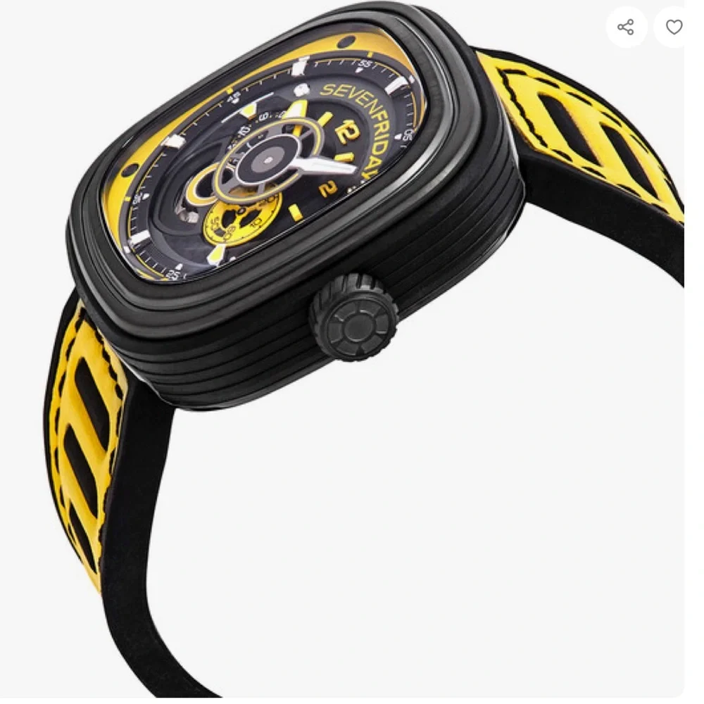 Sevenfriday Black and Yellow Watch